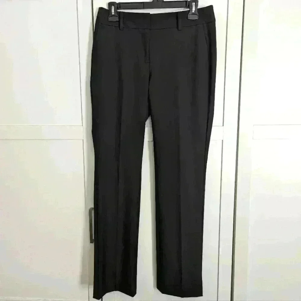 ANN TAYLOR | Factory The Straight  Black Dress Pants Size 2